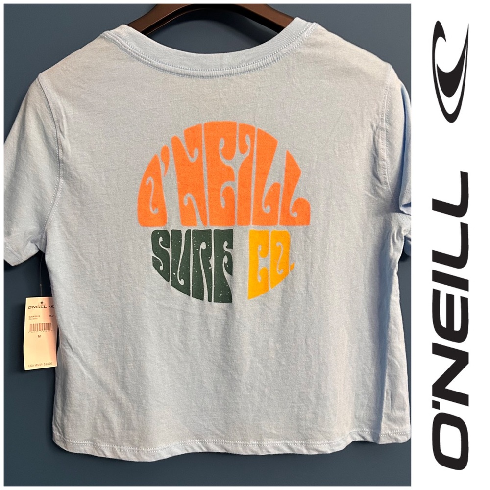 O’Neill Surf Co Crop T Shirt NWT